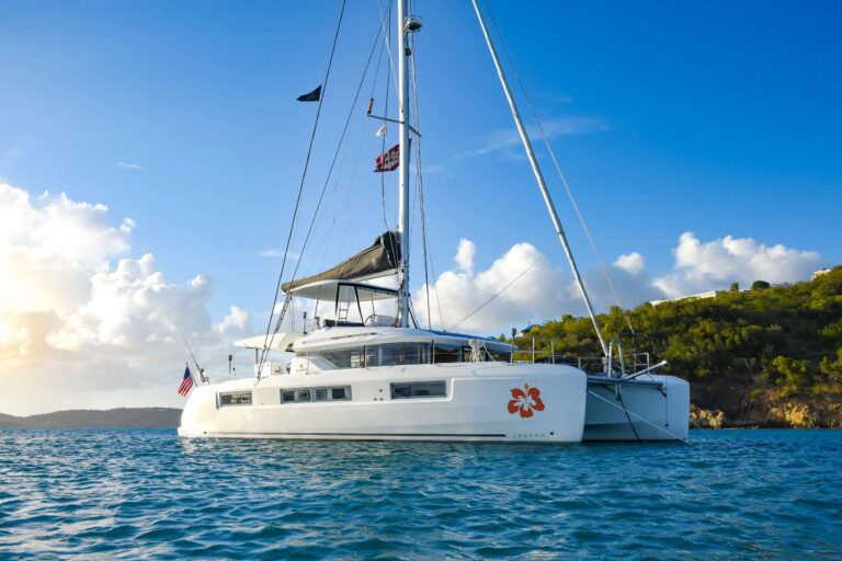 50' delana mae crewed all inclusive yacht charter in the BVI