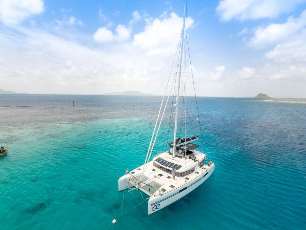 52' crewed charter yacht OUI CHERIE in the British Virgin Islands