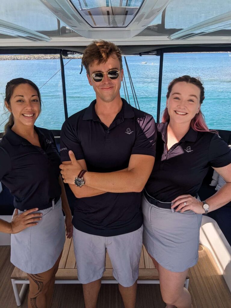 Charter Catamaran GULLWING Accommodates 8 guests in 4 cabins. All Inclusive week charters in the British Virgin Islands starting at $30,833. Gullwing is professionally operated by 3 crew members: Captain, Private Chef and First Mate.