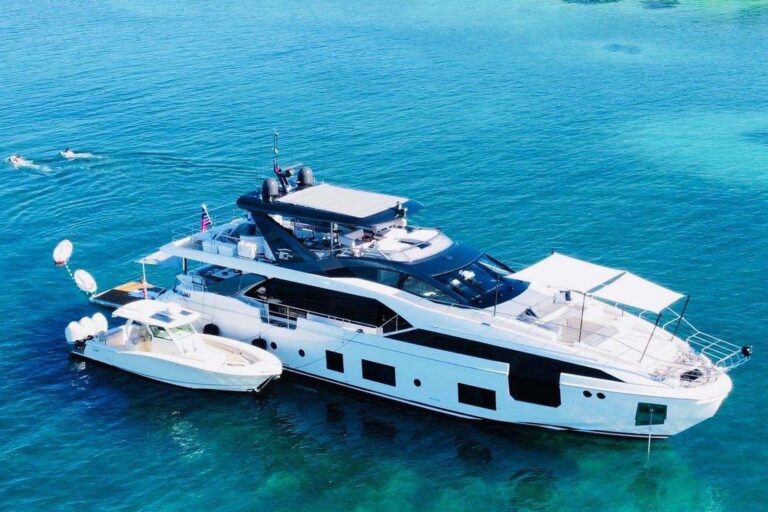 SEA OWL is a 87′ Motor Yacht for Charter in the Bahamas & BVI. SEA OWL accommodates 8 to 10 guests and 4 full time crew members. $80,000 p/wk