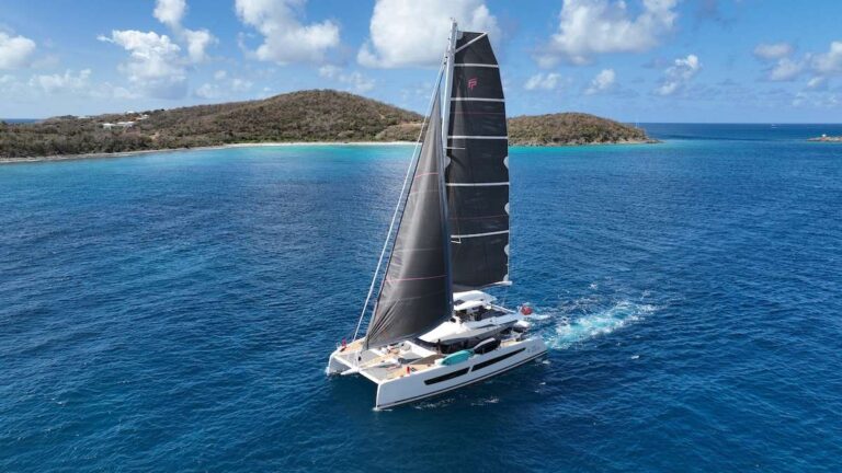 Charter Catamaran TRU NORTH Accommodates 8 guests in 4 cabins. All Inclusive week charters in the BVI starting at $48,000. Captain & Chef Onboard.