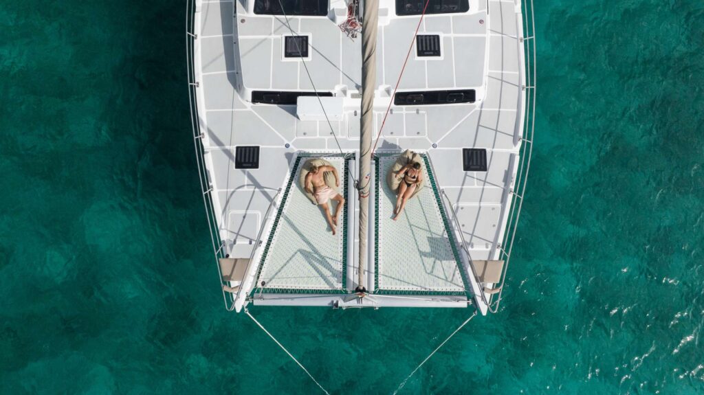 Charter Catamaran TAPAS Accommodates 10 guests in 5 cabins. All Inclusive week charters in the BVI starting at $25,000. Charter with Captain & Chef Onboard.