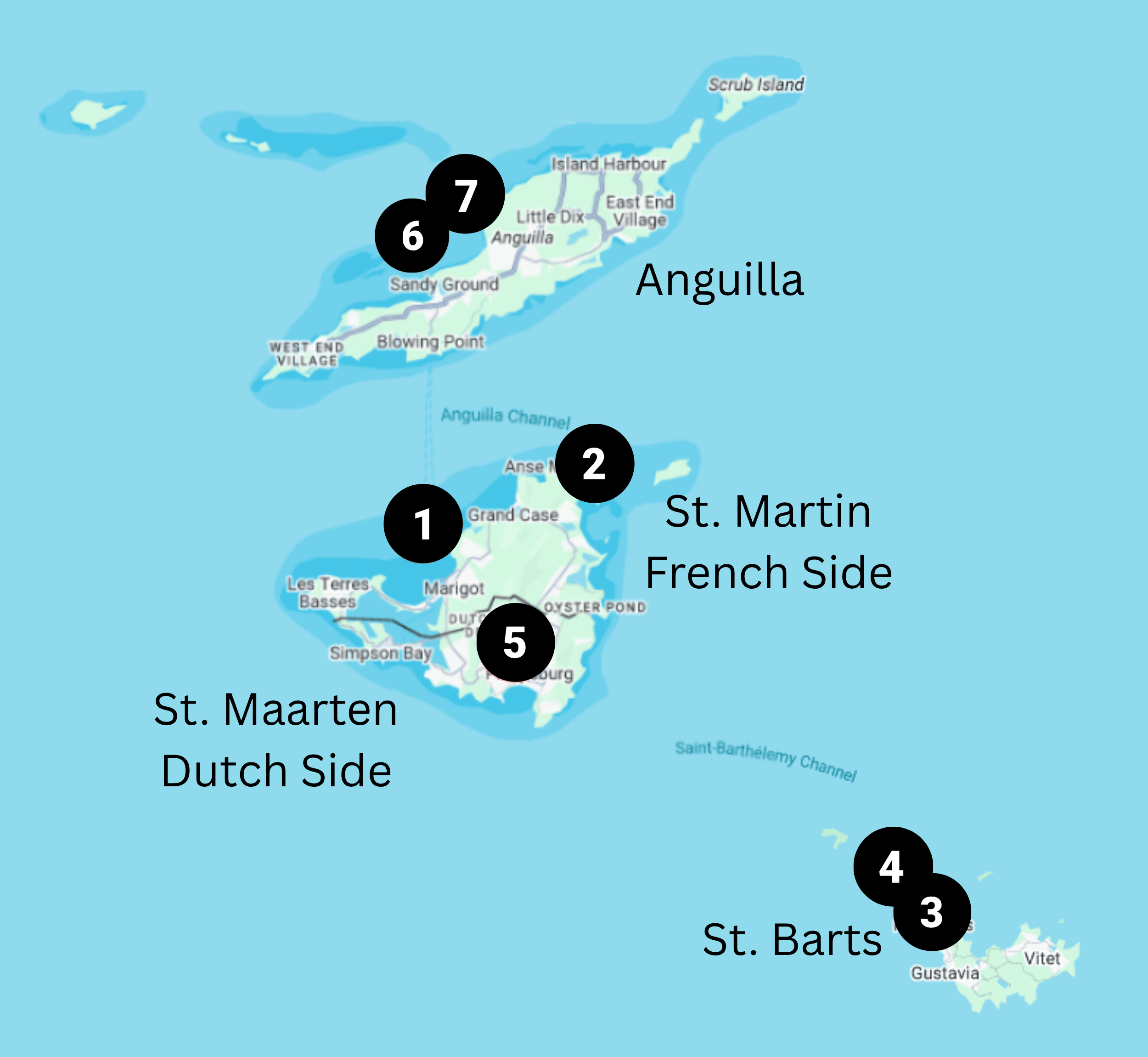 st martin itinerary overview